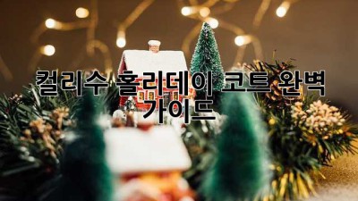 컬리수 홀리데이 코트: 완벽 가이드